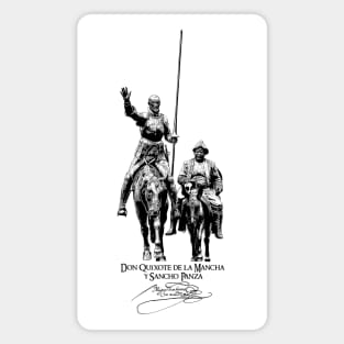 Don Quixote de la Mancha y Sancho Panza-Cervantes-Spain Magnet